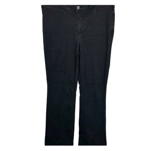 NYDJ Black Stretch Tall Jeans 33” Inseam Lift Tuck Size 10 MBQZ1649 - Picture 1 of 9